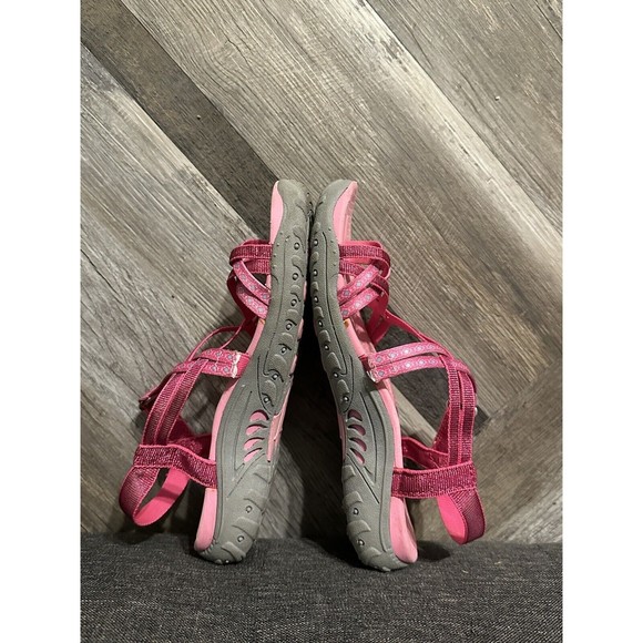 Skechers REGGAE ADVENTURE POPS Girls Size 2 Hot pink - Picture 6 of 8